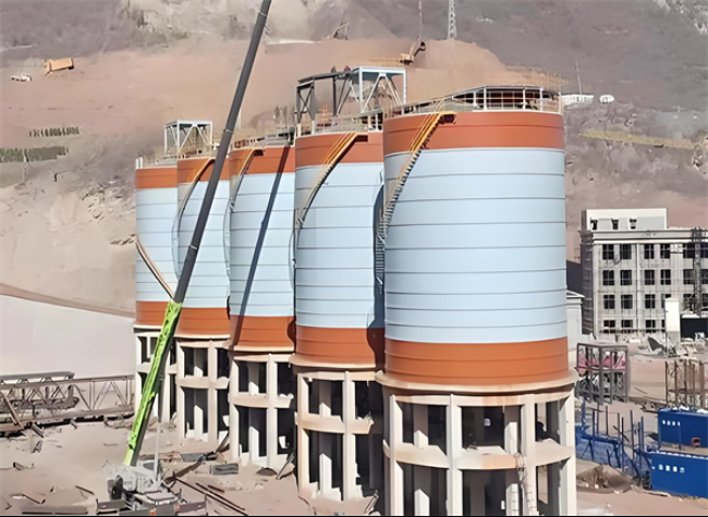 三山高架钢板仓